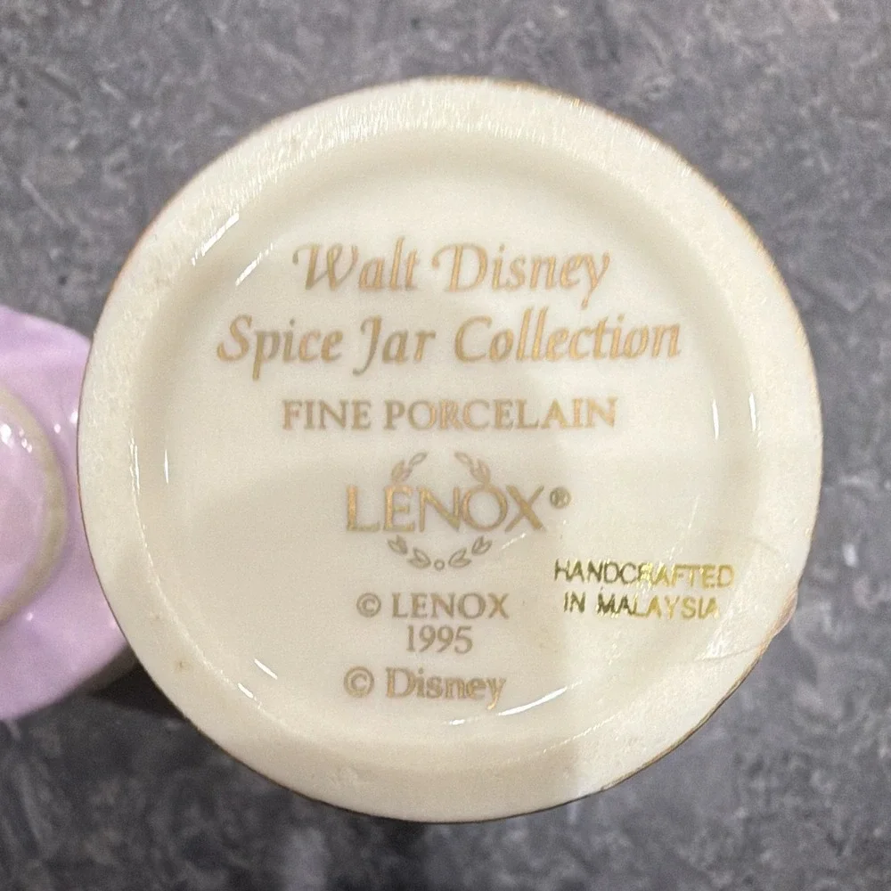 Lenox Walt Disney Spice Jar Collection Bambi Basil Porcelain Jar w/ Lid 7in